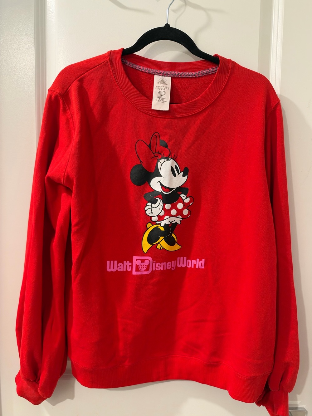 Disney Minnie Mouse Red Sweatshirt